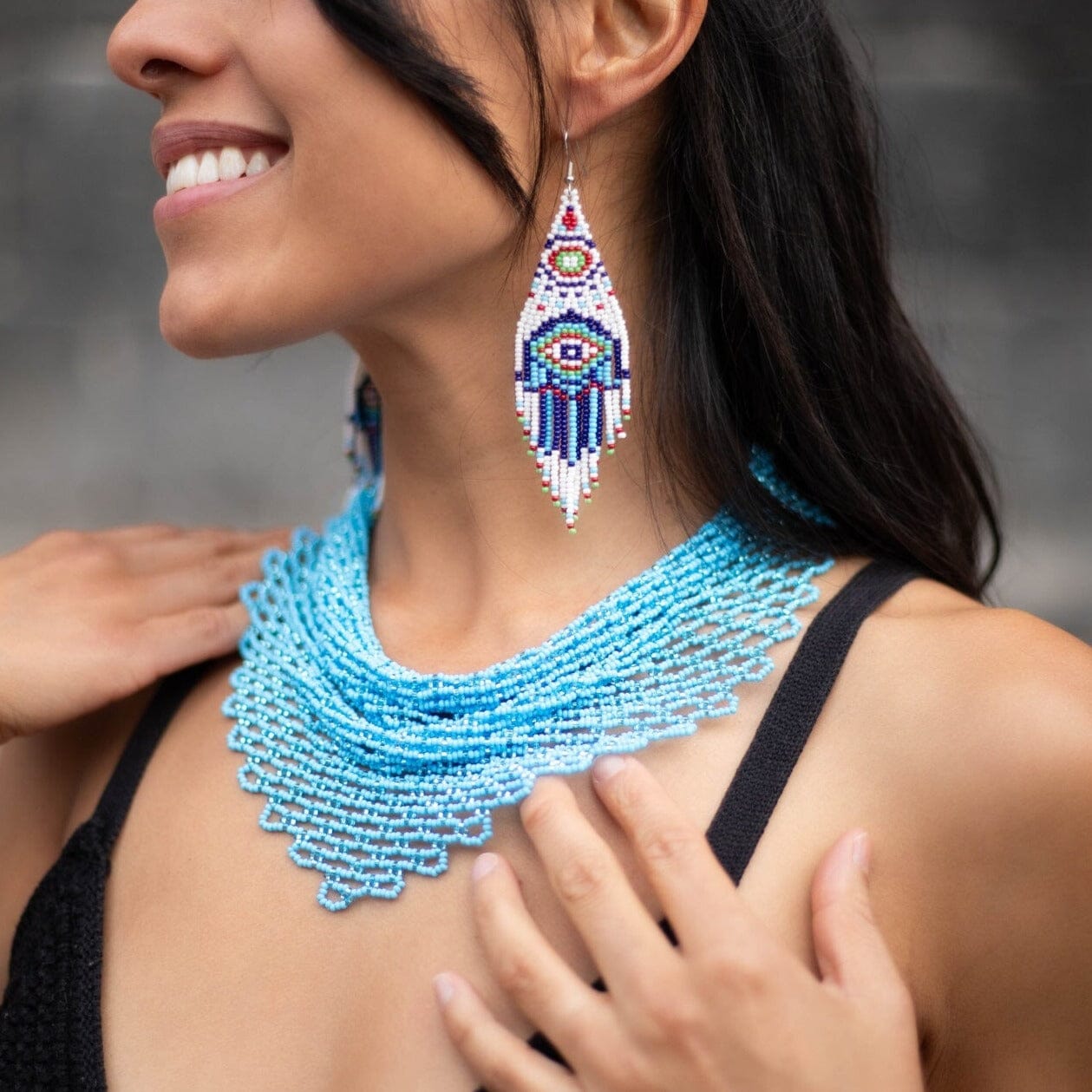 Blue Hamsa