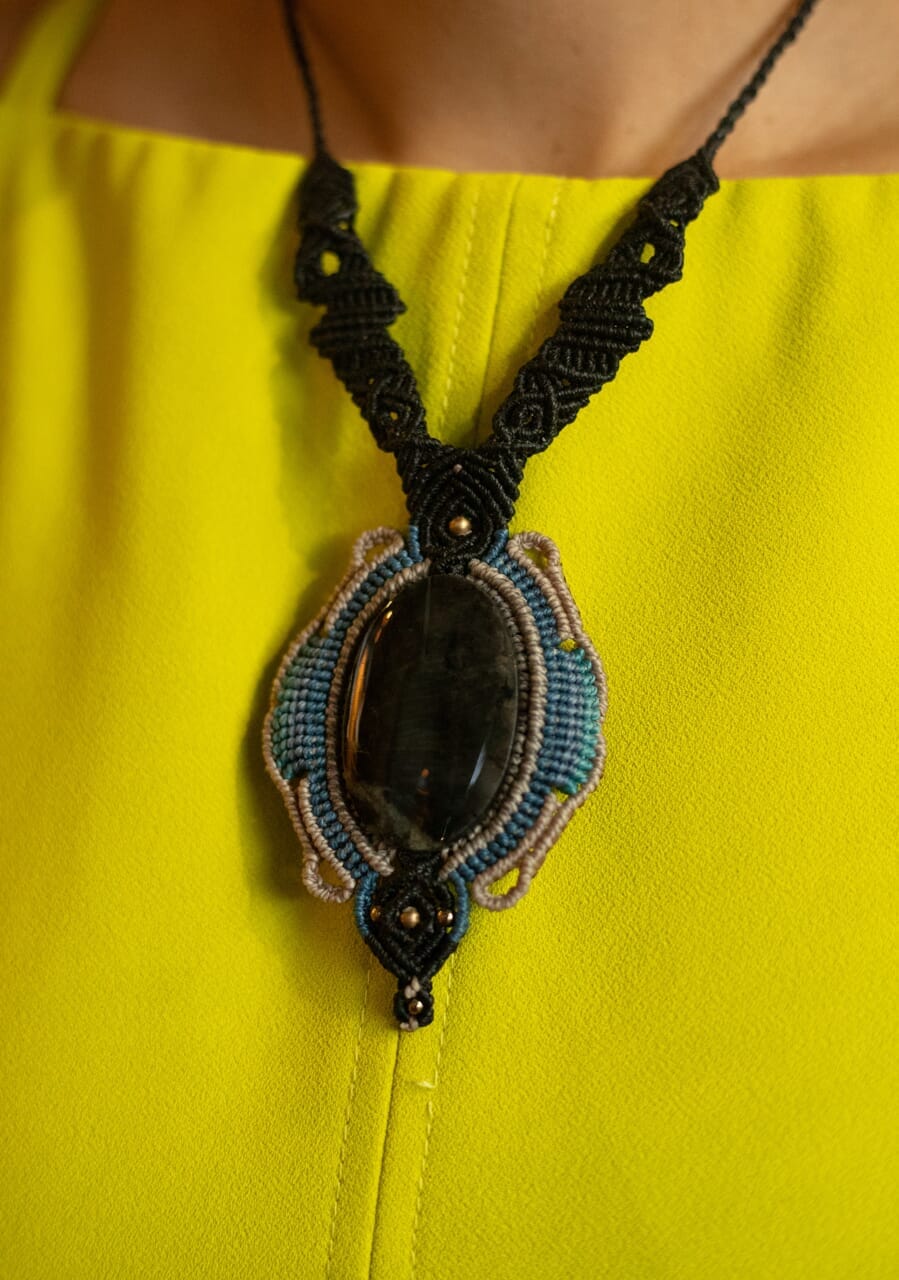 Regalia Macrame Necklace
