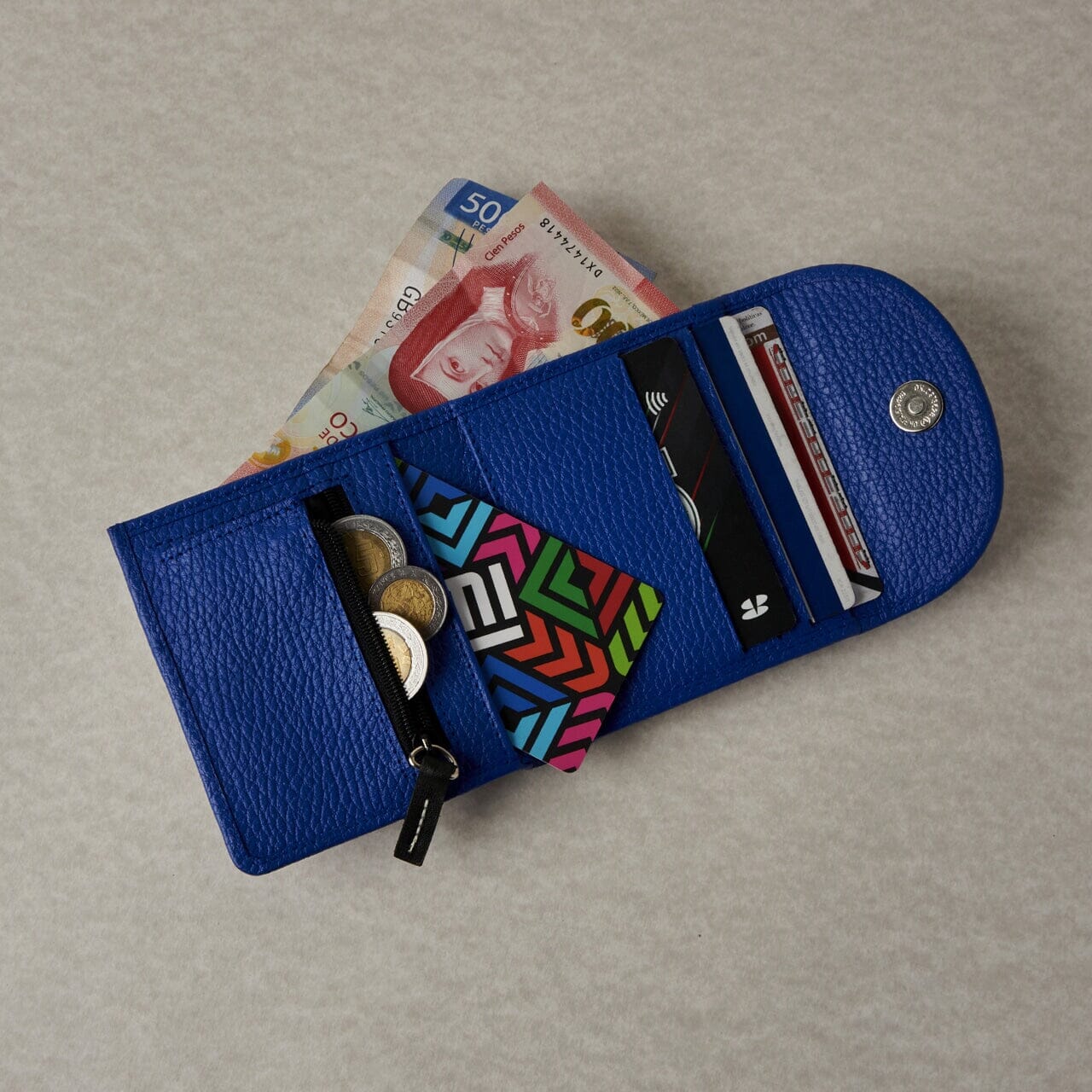 Berry Basket Leather Art Wallet