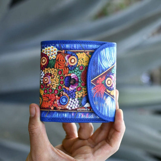 Berry Basket Leather Art Wallet
