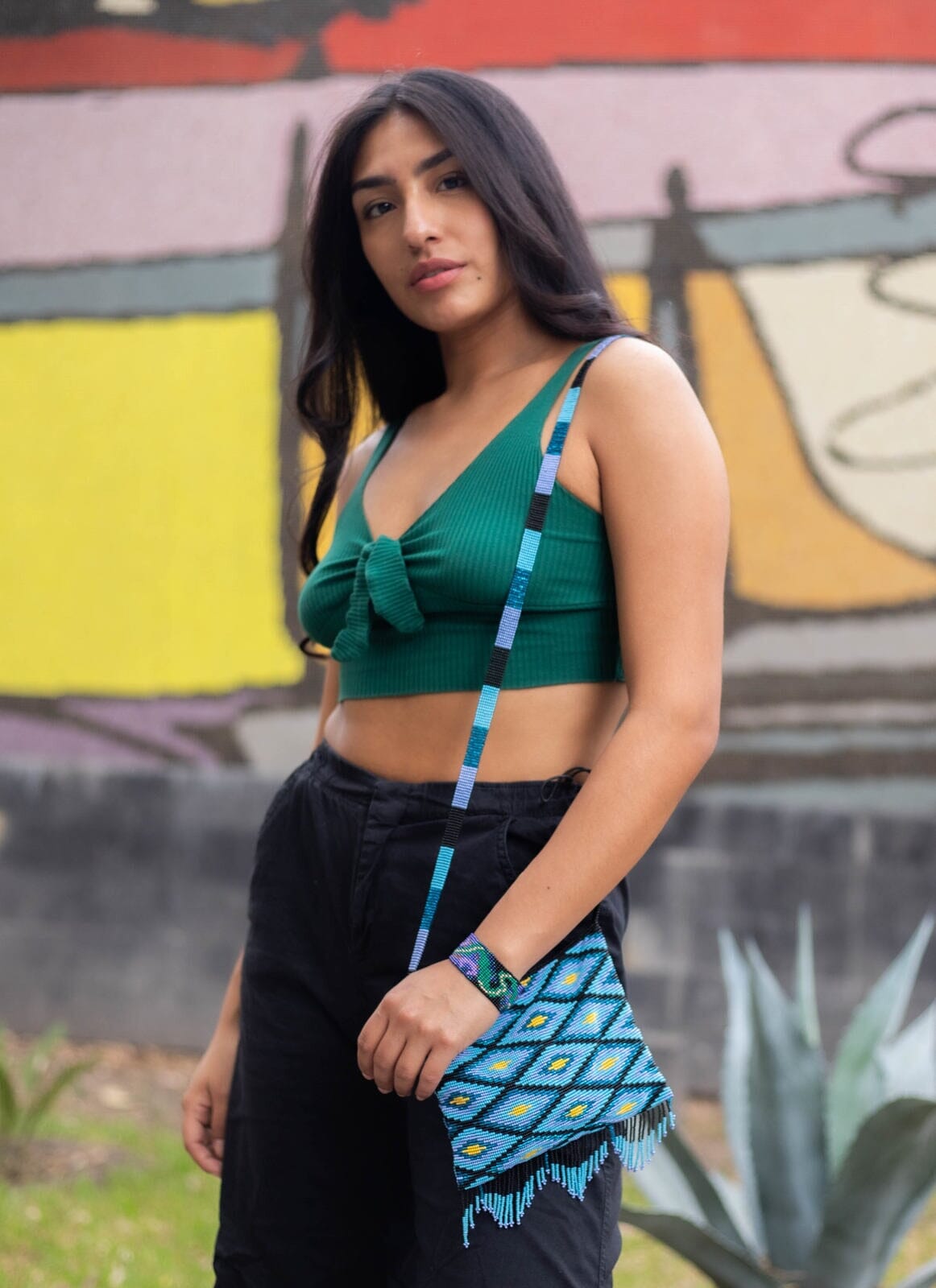 Blue Ikat