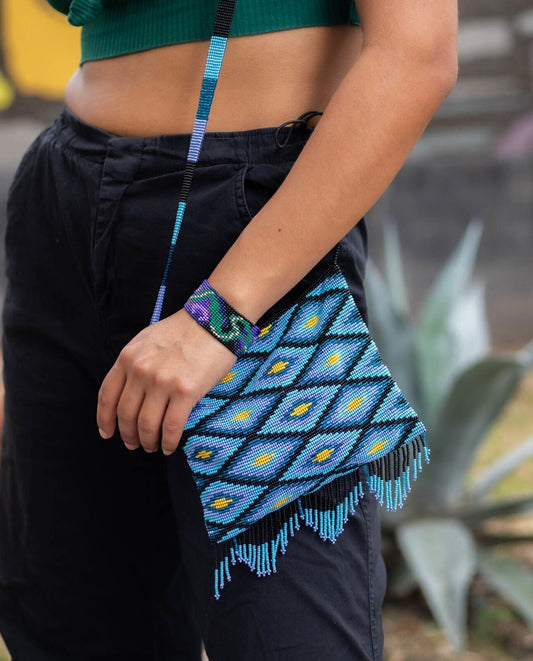 Blue Ikat