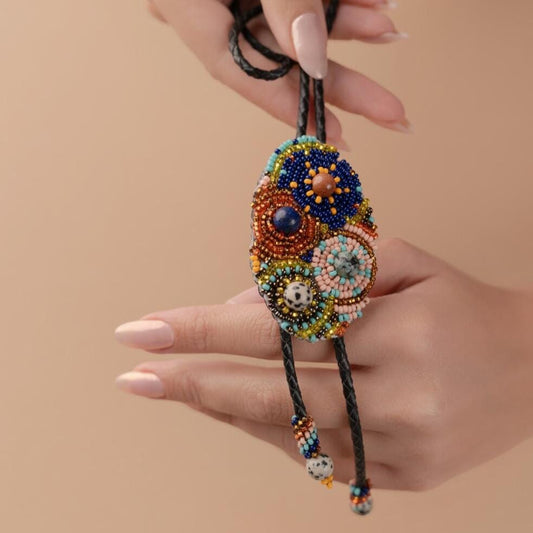 Bourbon Cowgirl Bolo Tie