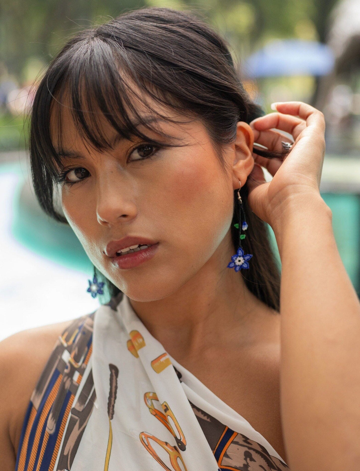 Brunnera Earrings
