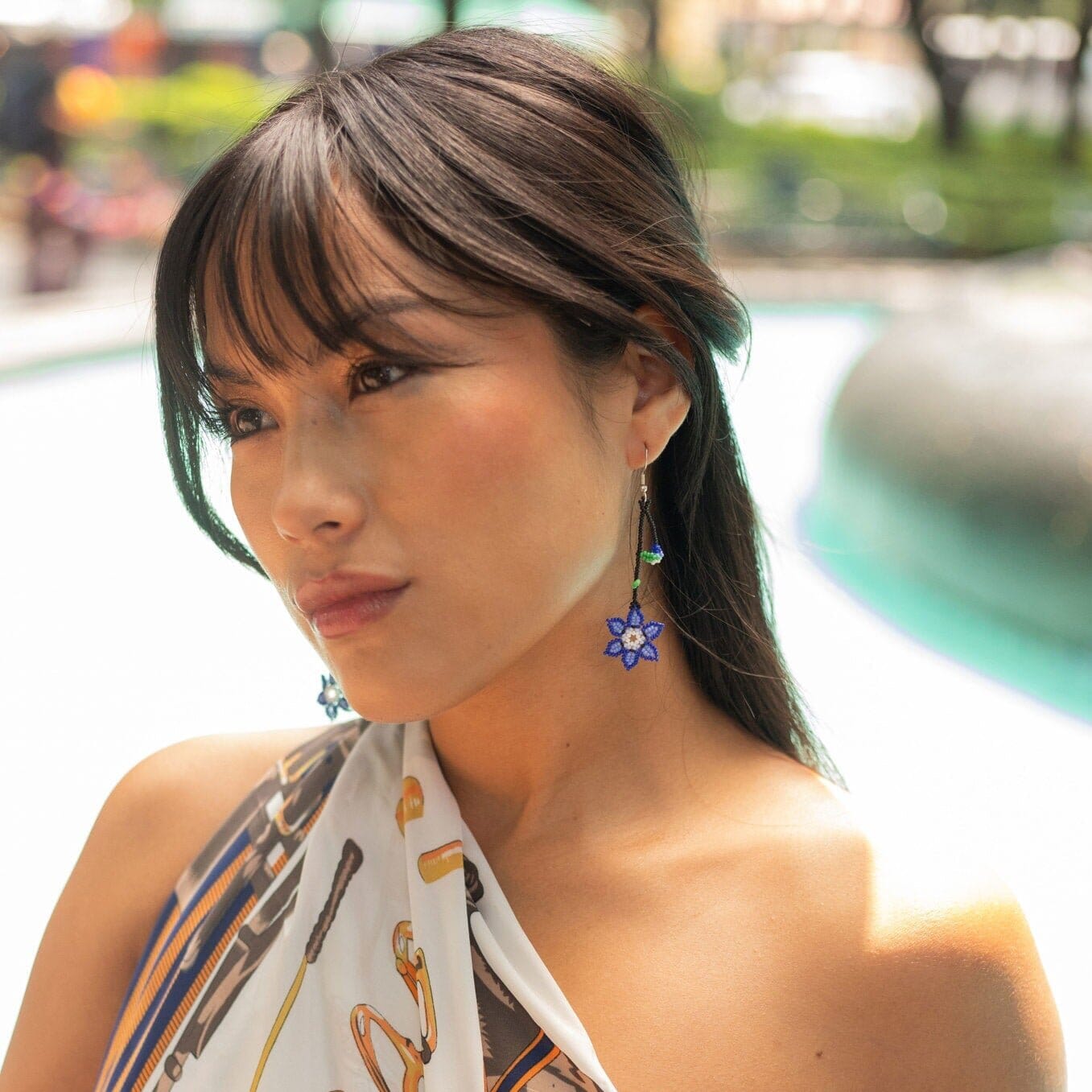 Brunnera Earrings