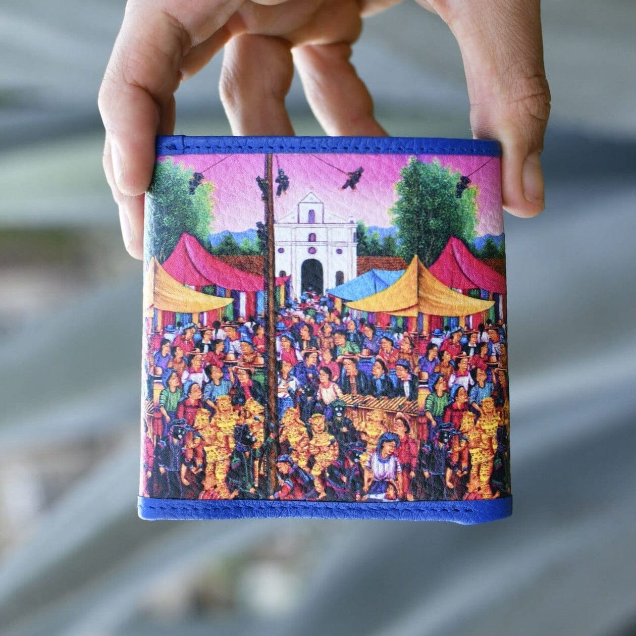 Carnival Leather Art Wallet