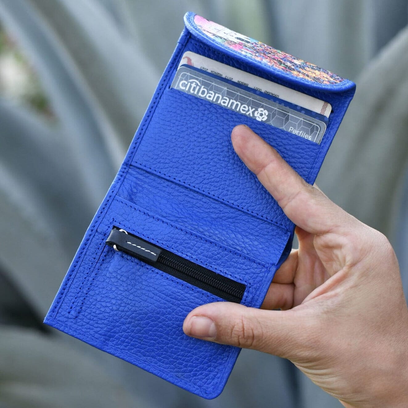 Carnival Leather Art Wallet