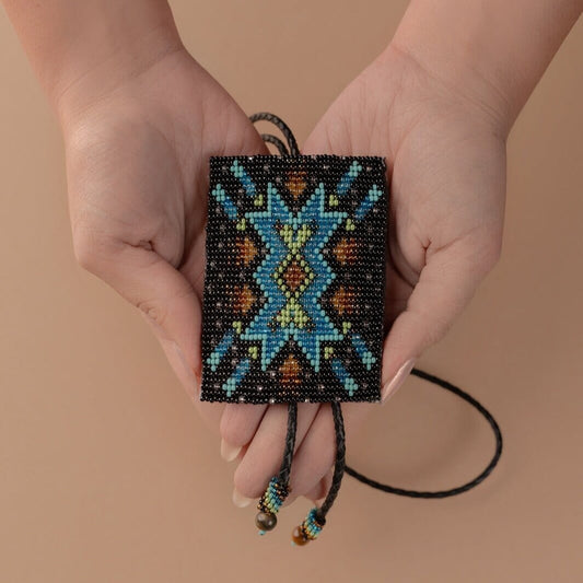 Cosmic Collision Bolo Tie