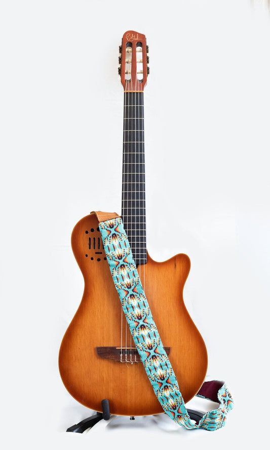Eagle Feathers Guitar Strap