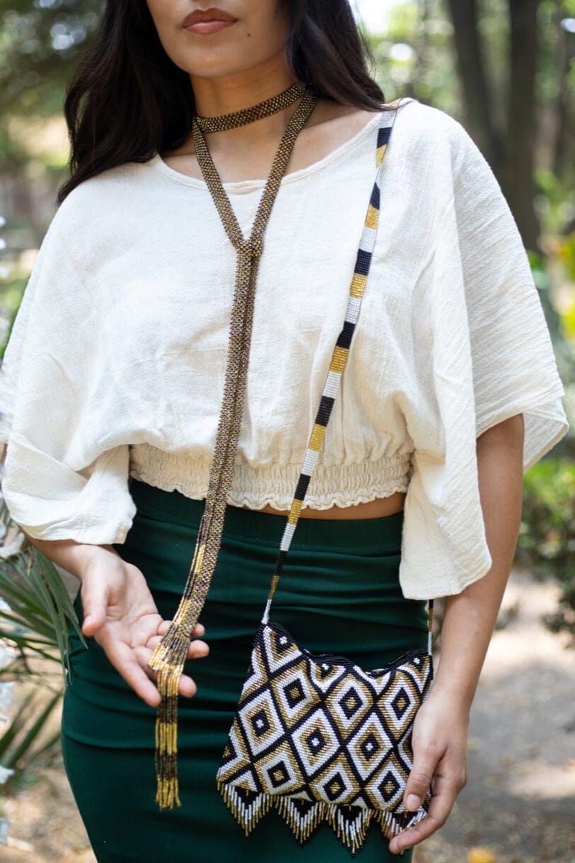 Skinny Scarf Gold