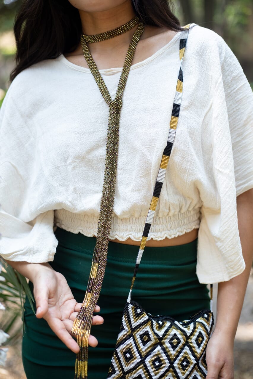 Skinny Scarf Gold