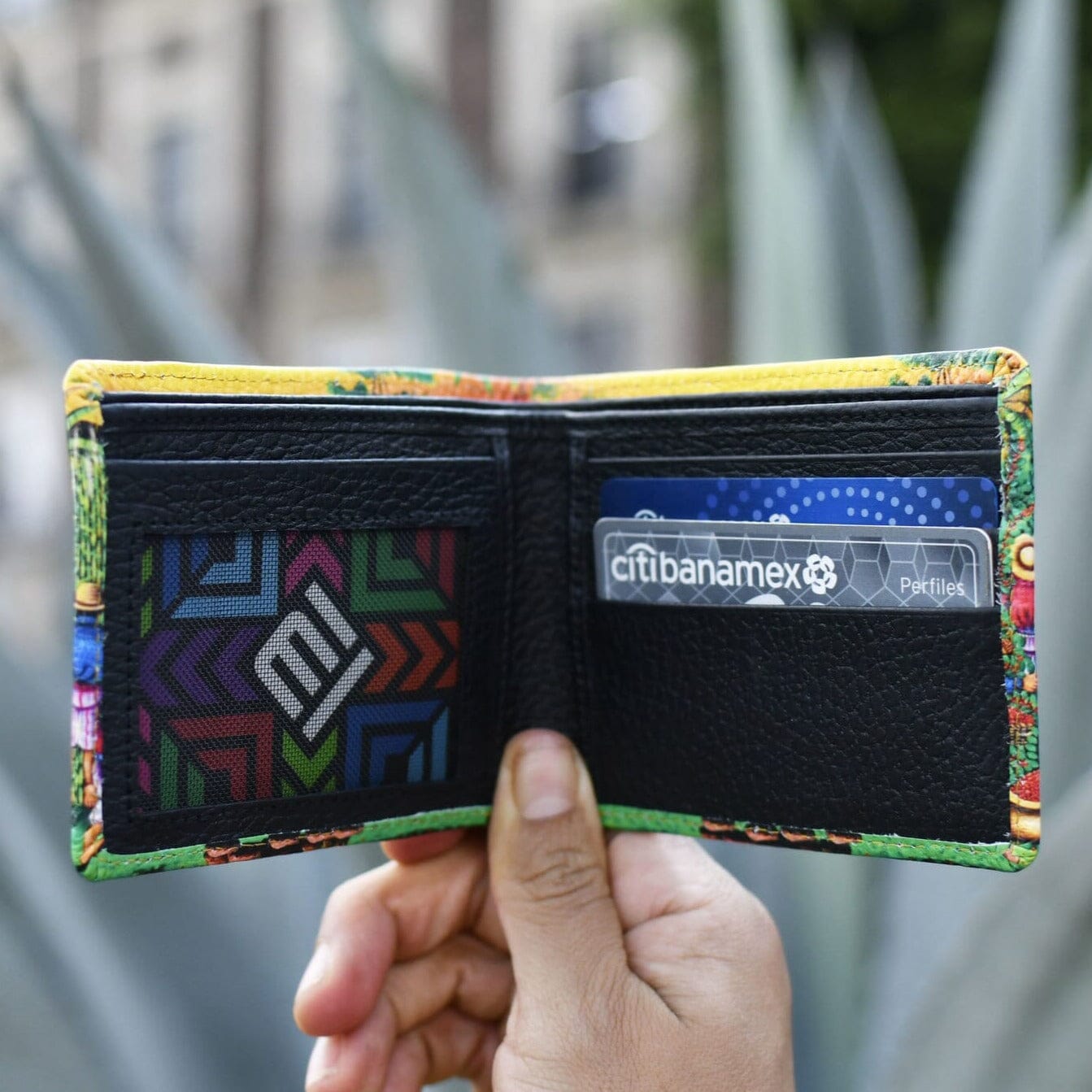 Warm Sunset Leather Art Wallet